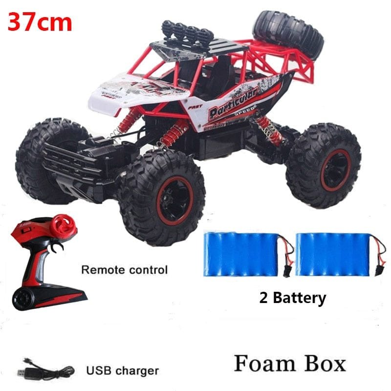 1:12 High-Speed 4WD RC Car - 37cm Off-Road Electric Vehicle