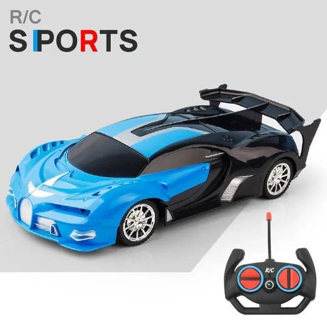 1/18 RC Sports Car with LED Light - 2.4G High-Speed Drift Toy