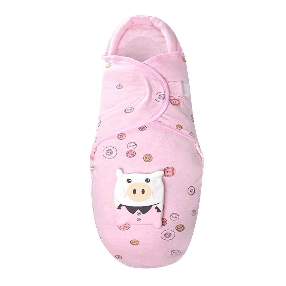 Newborn Baby Sleeping Bag: Head Shaping Design, Anti-Startle, 1Tog