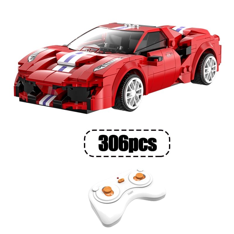 Cada City RC Racing Car - Build & Drive Building Block Set