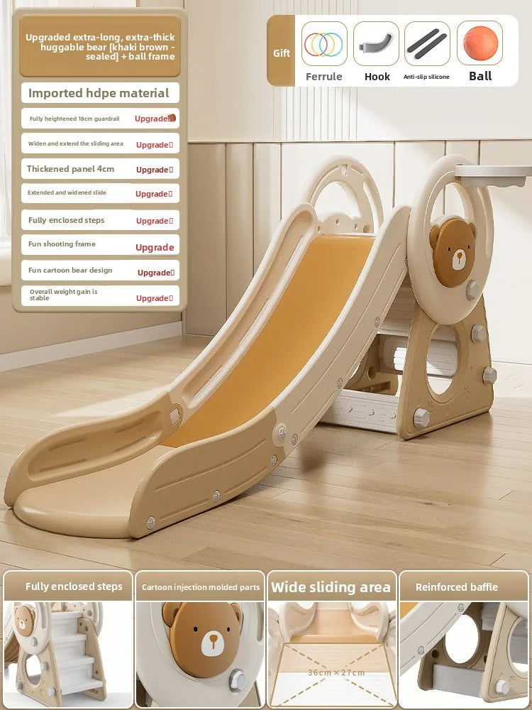 Foldable Toddler Slide – Safe Indoor Playground for Kids