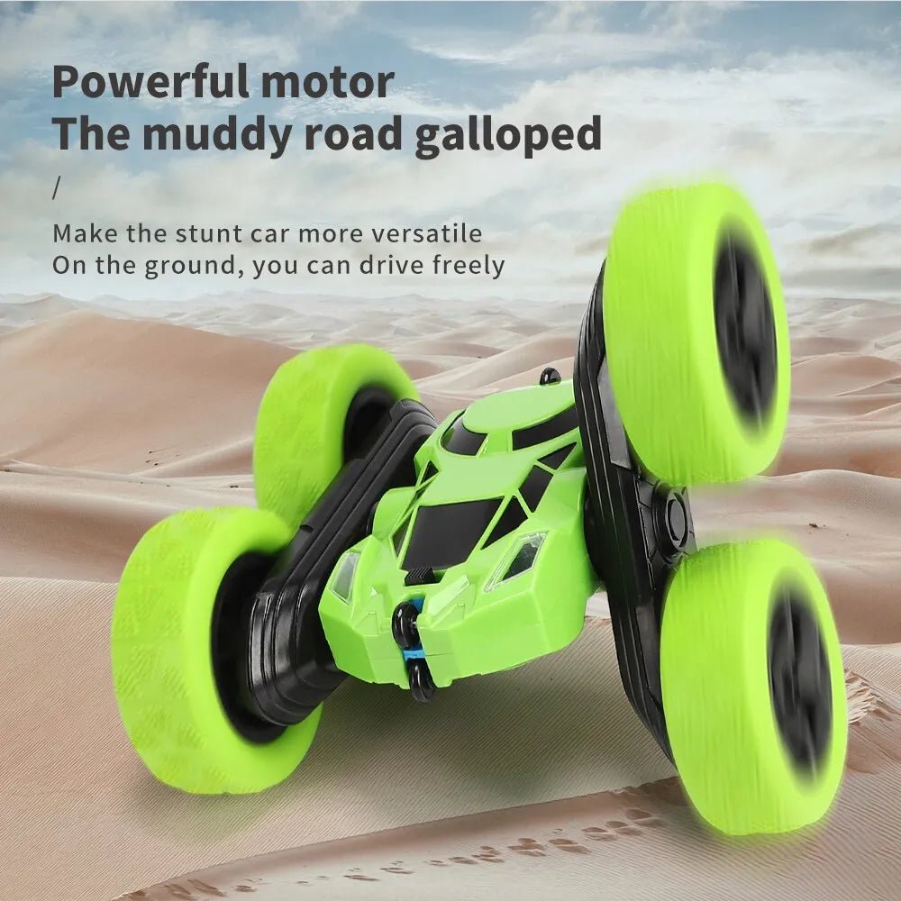 Double Sided RC Stunt Car 360° Rotation 2.4G Remote Boys Toy