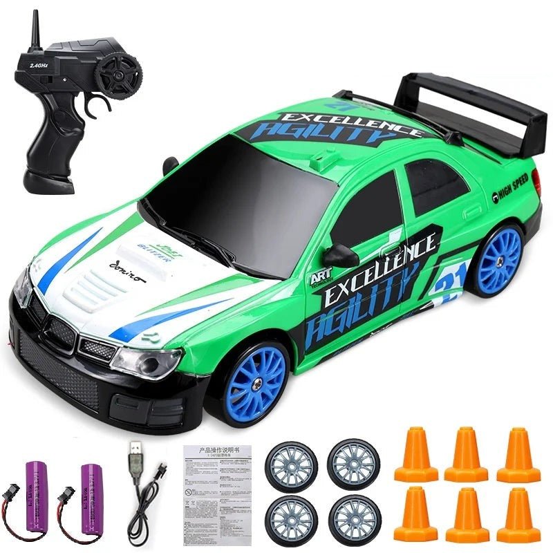 2.4G High-Speed Drift RC Car - AE86/GTR Model Racing Toy