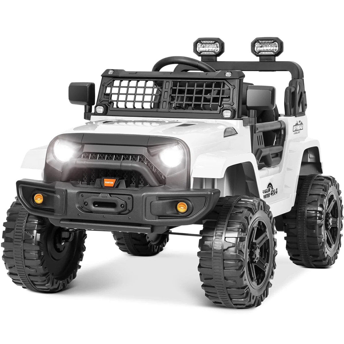 12V Electric Off-Road Car for Kids - Ride-On with Music