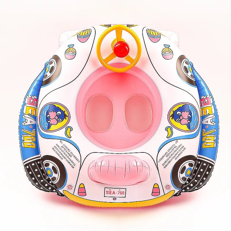 Kid's Inflatable Swim Ring Seat - Pool & Beach Water Play Toy