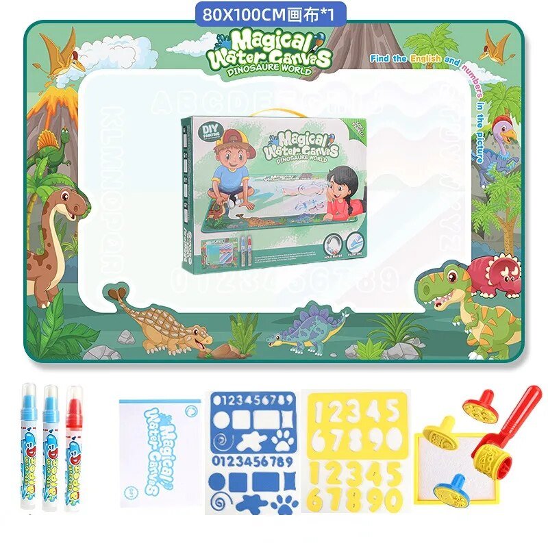 Magic Water Drawing Mat: Educational Coloring Toy
