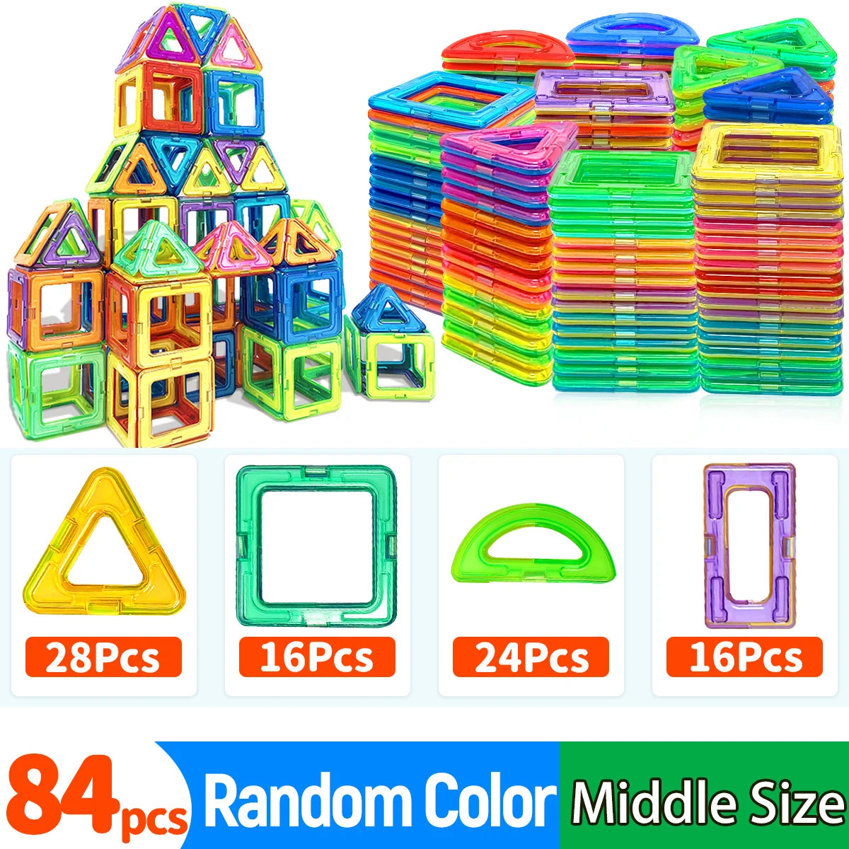 Magnetic Building Blocks – Medium Size STEM Construction Set