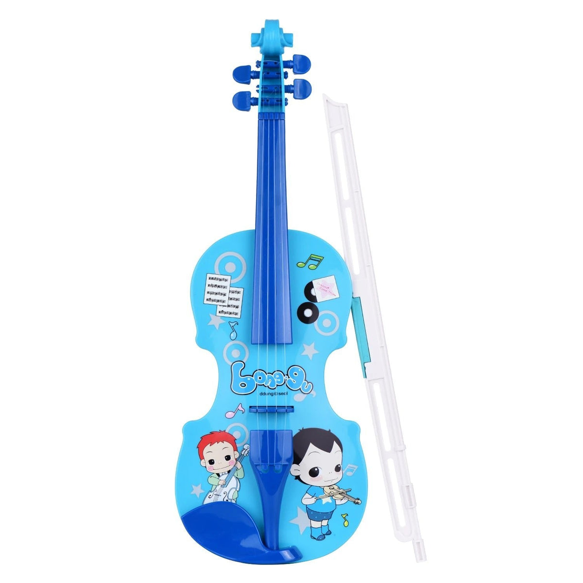 Mini Electric Kids Violin Toy with Adjustable Strings and Bow