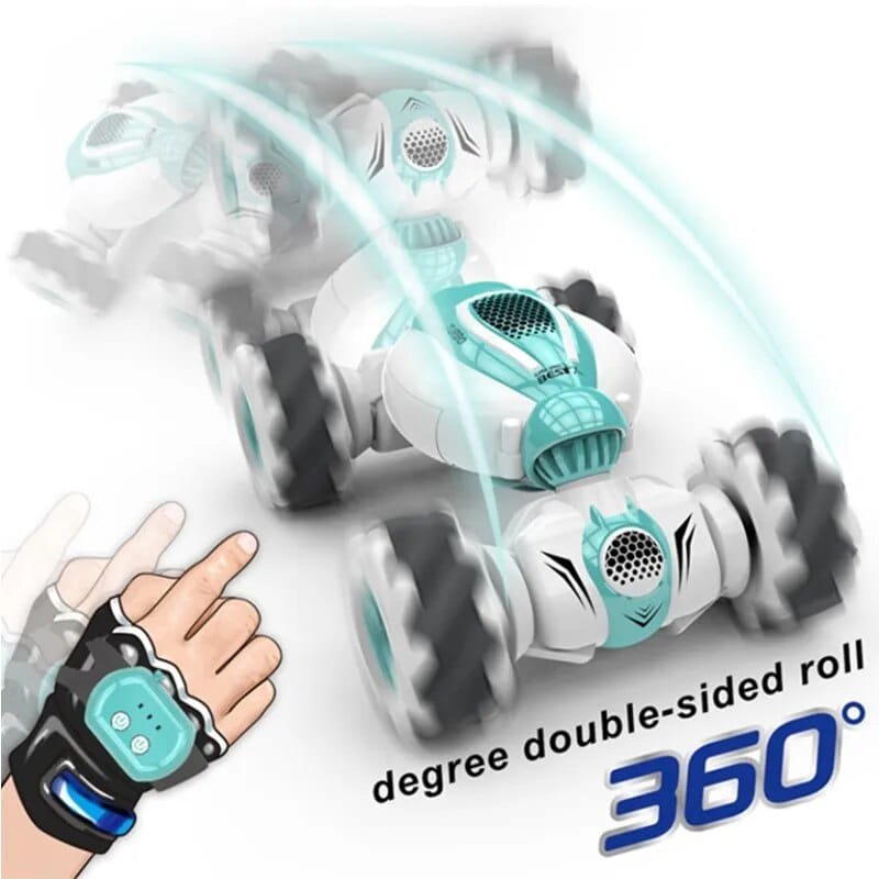 S-012 Mini RC Stunt Car, 4WD, Watch Gesture Sensor, Kids Gift