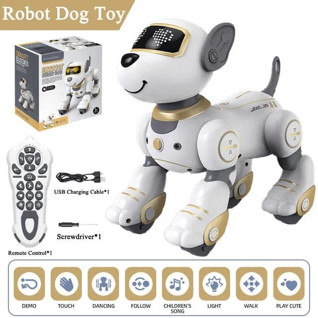 Stunt Walking Robot Dog: Remote Control Pet Toy