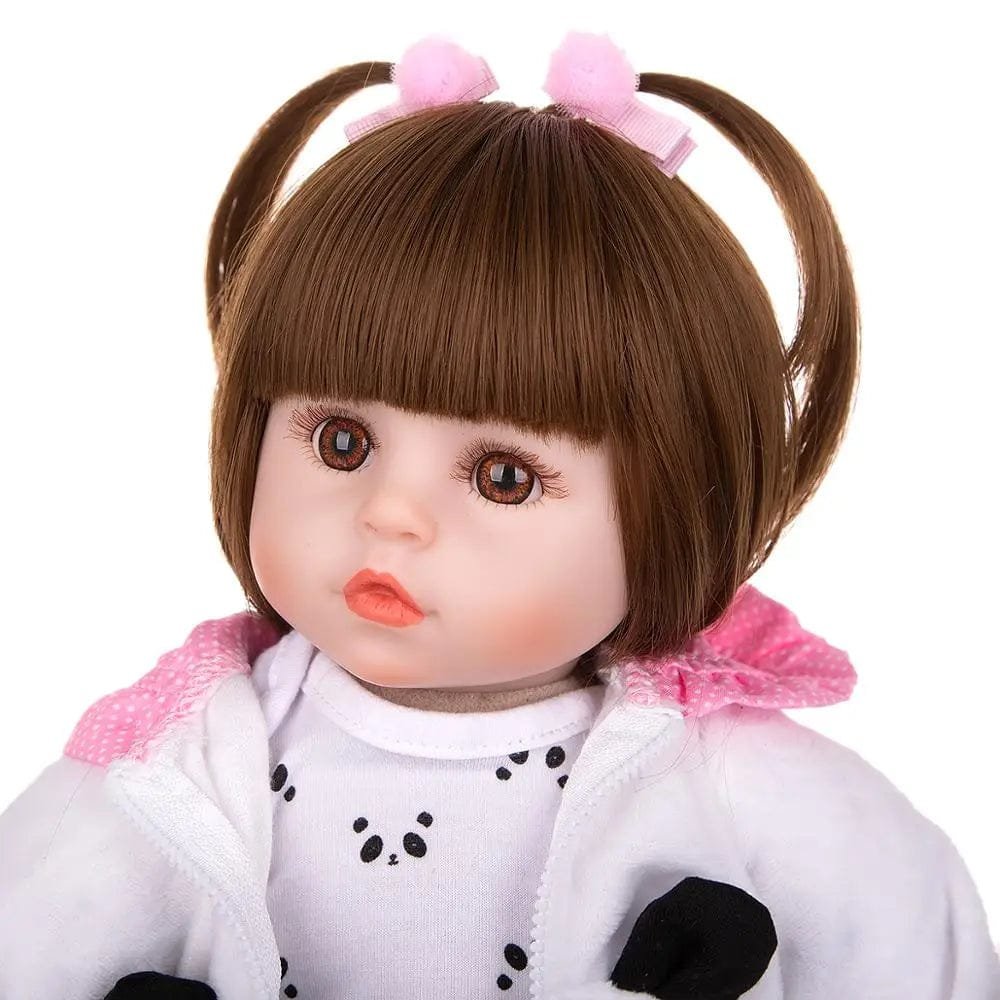 18" Lovely Reborn Baby Doll - 48cm, Cloth Body, Realistic