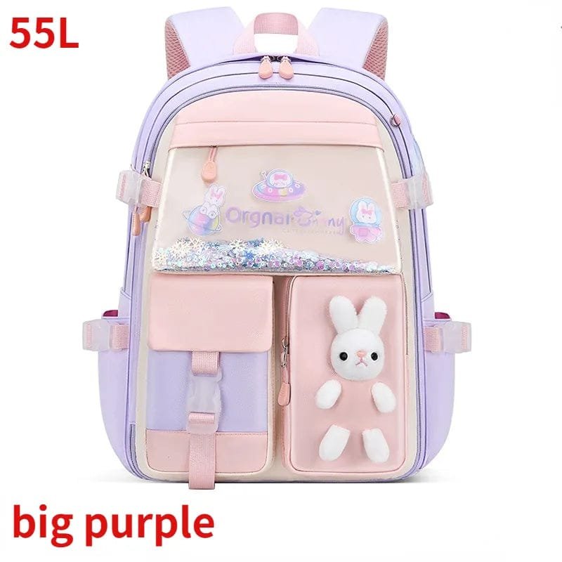 Waterproof Children's Backpack: Large Capacity with Pockets