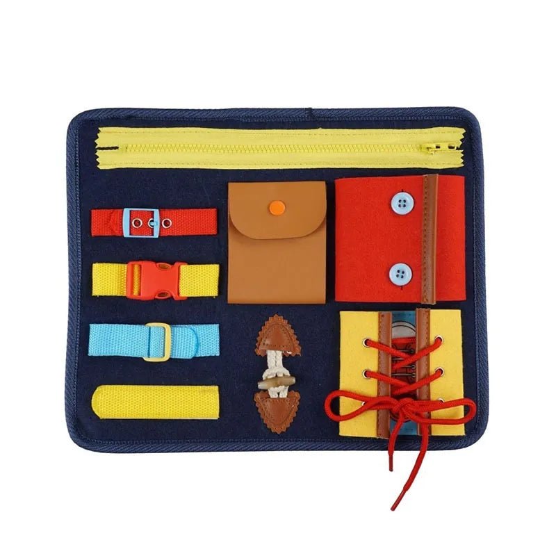 Montessori Busy Board: Sensory & Skills Educational Toy