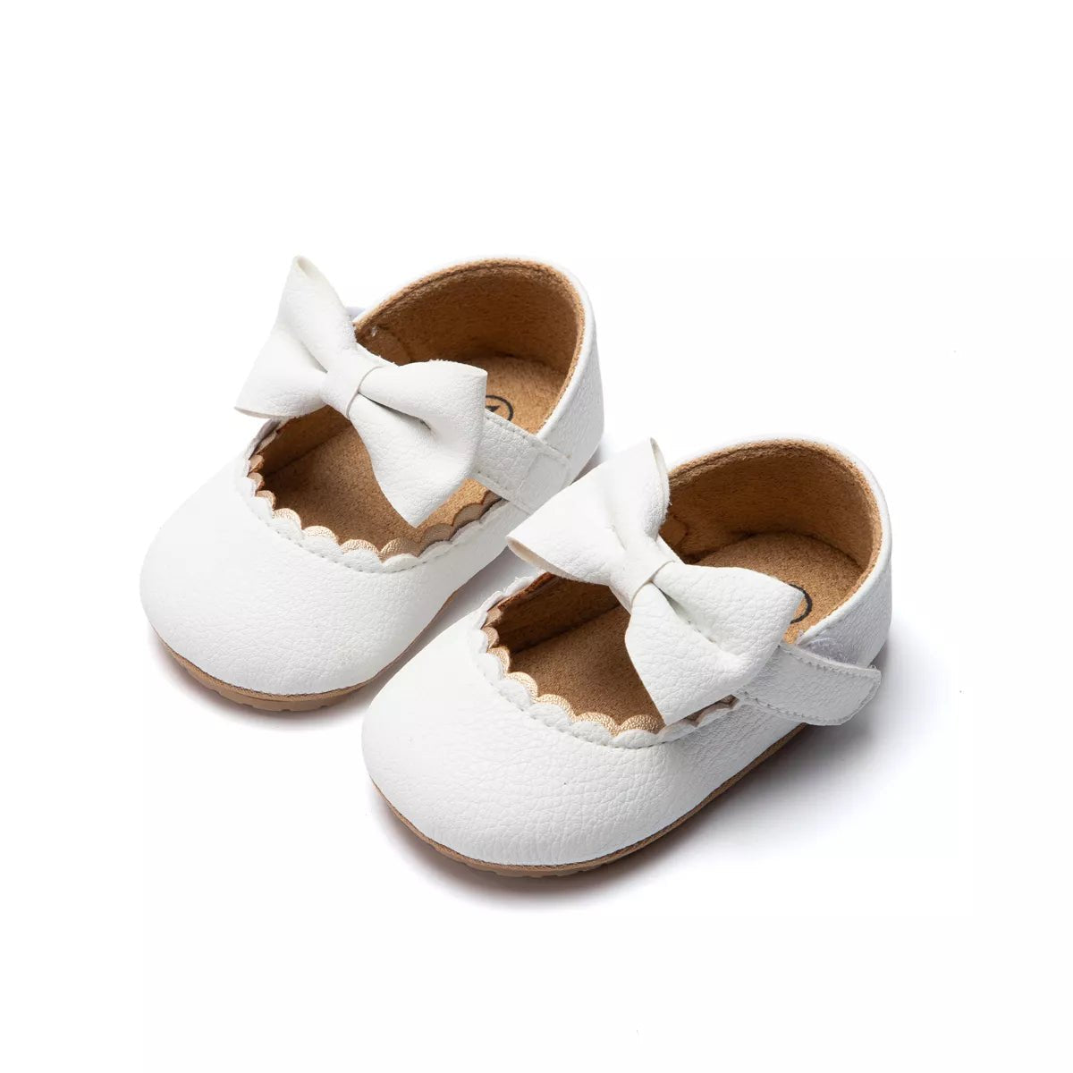 Infant Bowknot Mary Janes - Non-Slip Rubber Sole Baby Casual Shoes