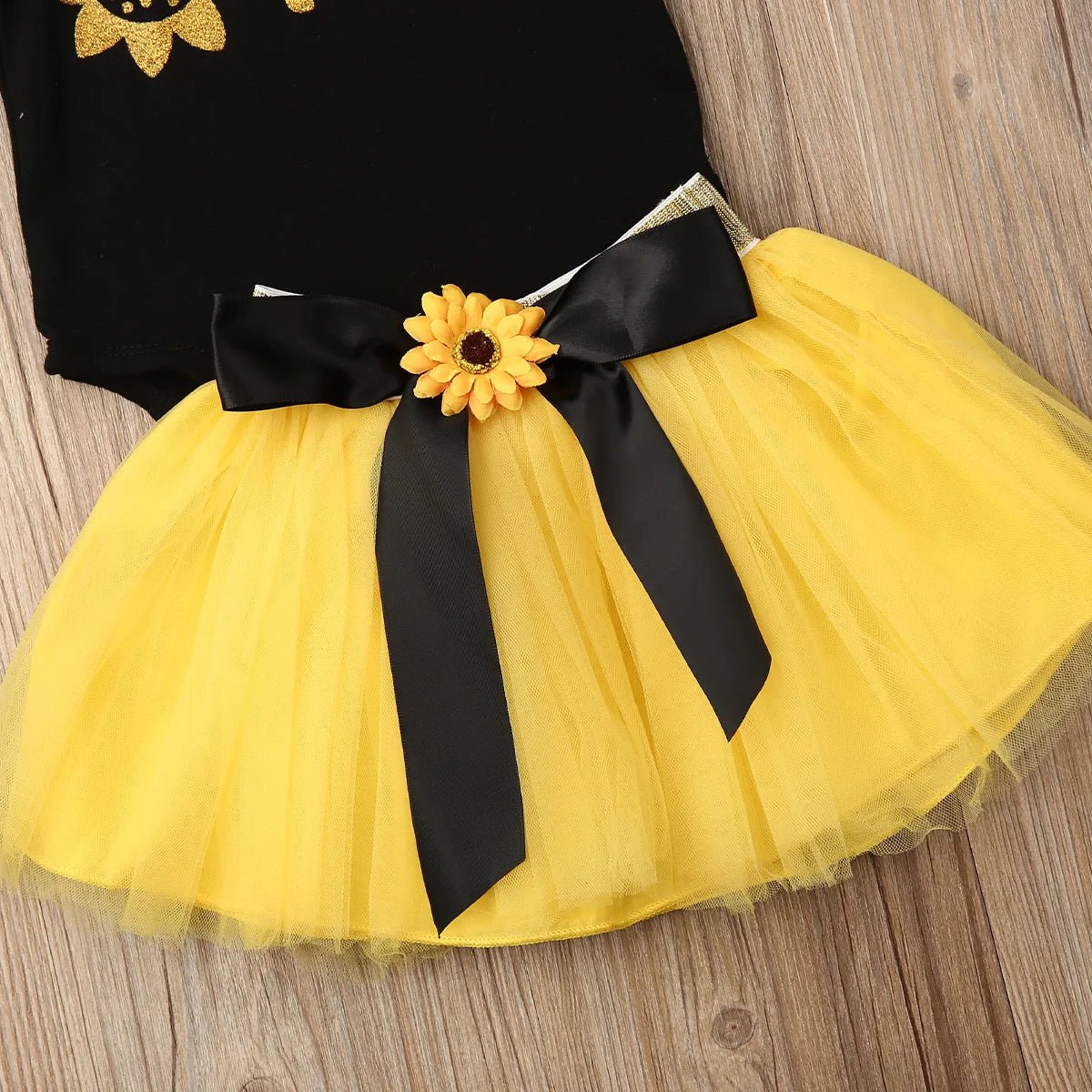 3Pc Lace Ruffle Romper & Tulle Skirt Set - Baby Girl, Newborn