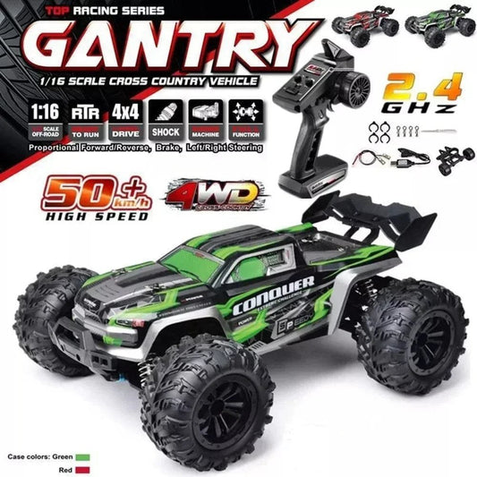 1:16 Scale High-Speed RC Car - 50km/h 4WD Monster Truck