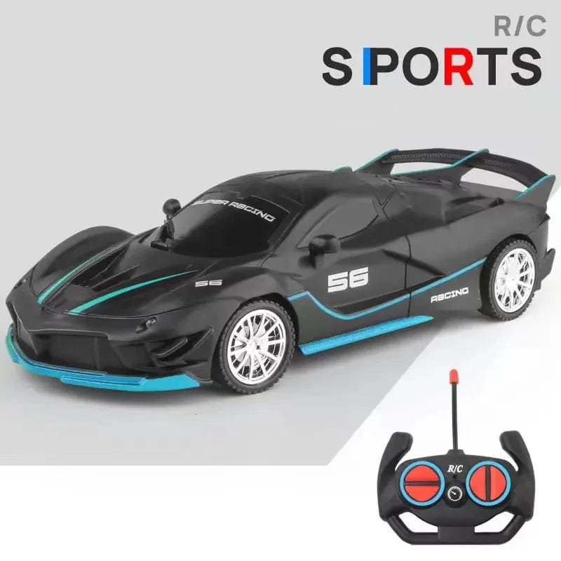 1:18 High-Speed RC Car - 15km/h with LED Light - Chargeable