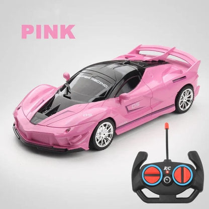 1:18 High-Speed RC Car - 15km/h with LED Light - Chargeable