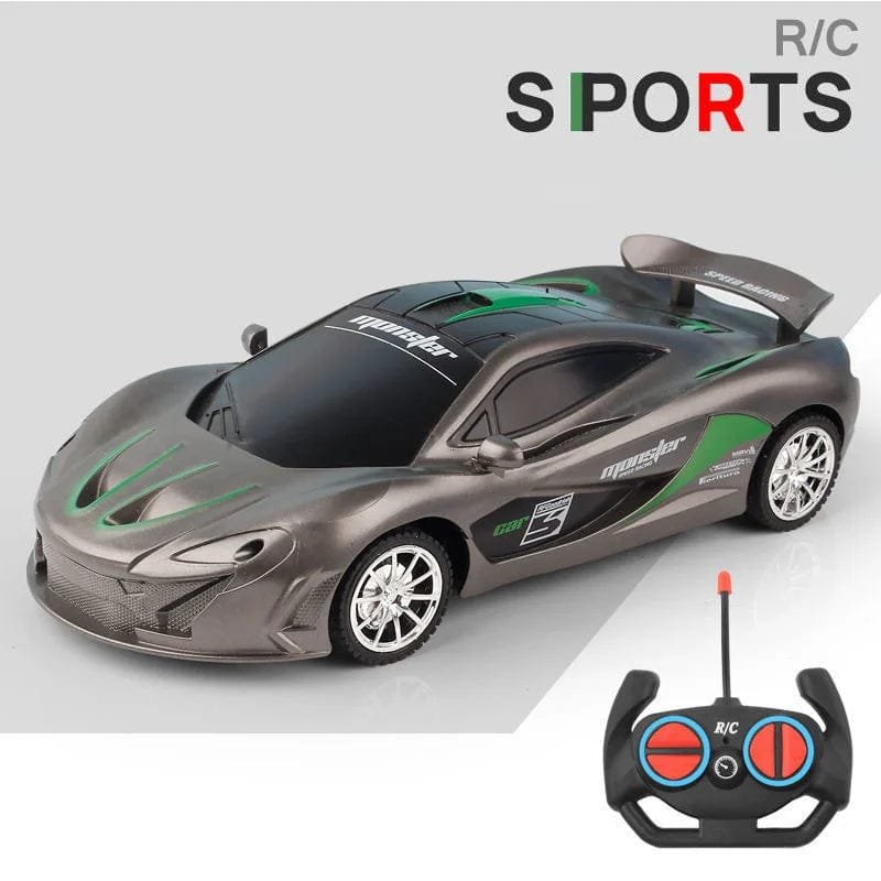 1:18 High-Speed RC Car - 15km/h with LED Light - Chargeable