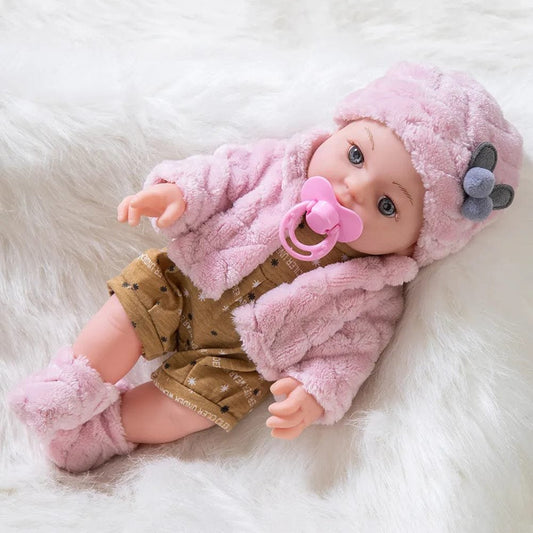 12" DIY Unfinished Reborn Doll - Vinyl, Dress-Up Simulation