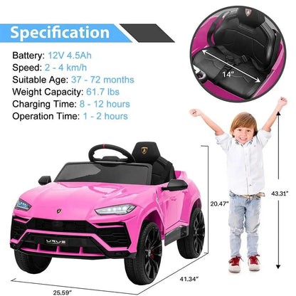 12V Electric Ride-On Super-SUV for Kids - Perfect for Birthdays & Christmas