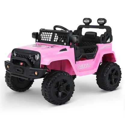 12V Electric Off-Road Car for Kids - Ride-On with Music