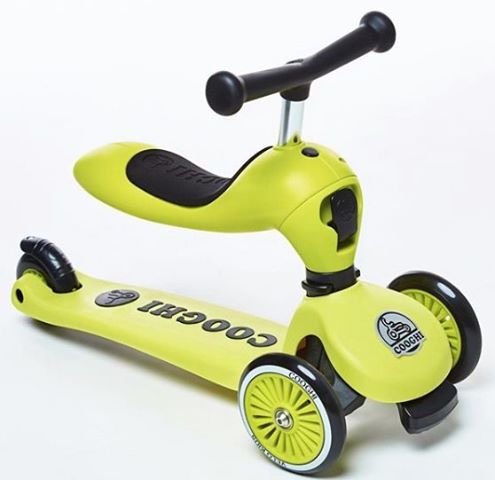 2-in-1 Kids 3 Wheel Height Adjustable Scooter Ride On Toys from 1-5 Years and Up