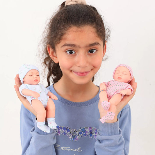 20cm Mini Silicone Reborn Doll - Waterproof, Cute Bebe Toy