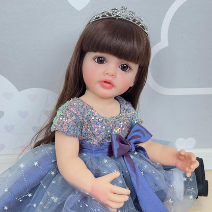 22" Full Body Toddler Doll - Princess Betty, Long Hair