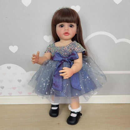 22" Full Body Toddler Doll - Princess Betty, Long Hair