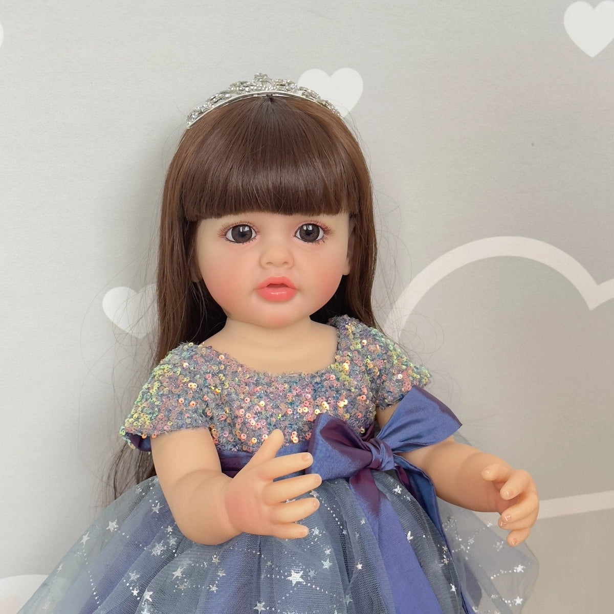 22" Full Body Toddler Doll - Princess Betty, Long Hair