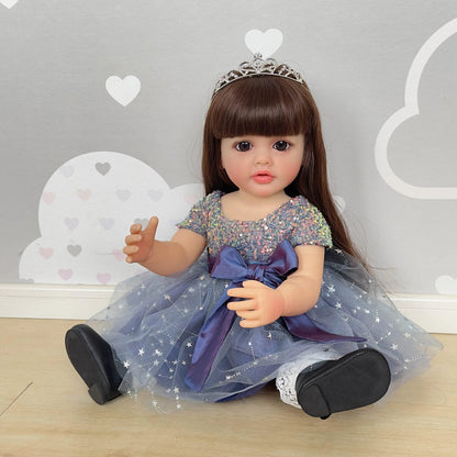 22" Full Body Toddler Doll - Princess Betty, Long Hair