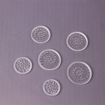 22pcs Spirograph Drawing toys set Interlocking Gears & Wheels