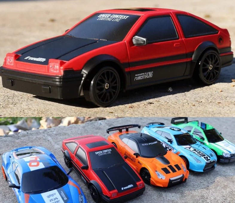 2.4G 4WD RC Drift Car - GTR/AE86 Model Racing Toy for Kids