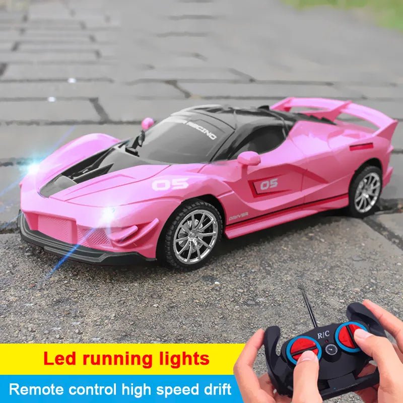 2.4G High-Speed RC Car with LED - Stunt Drift Racing Toy