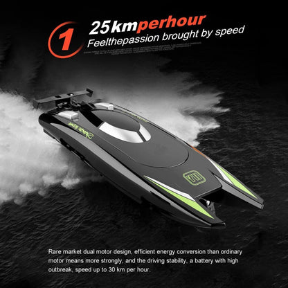 2.4G High-Speed RC Racing Boat - 25KM/H, Dual Motor