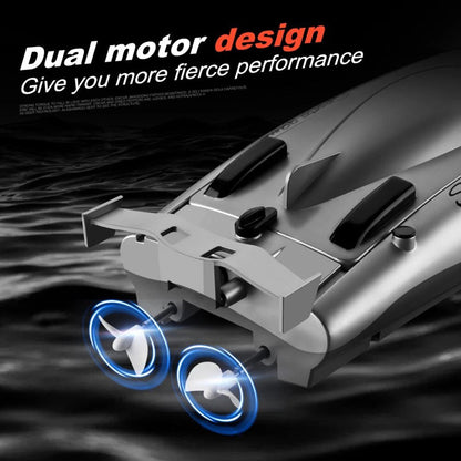 2.4G High-Speed RC Racing Boat - 25KM/H, Dual Motor