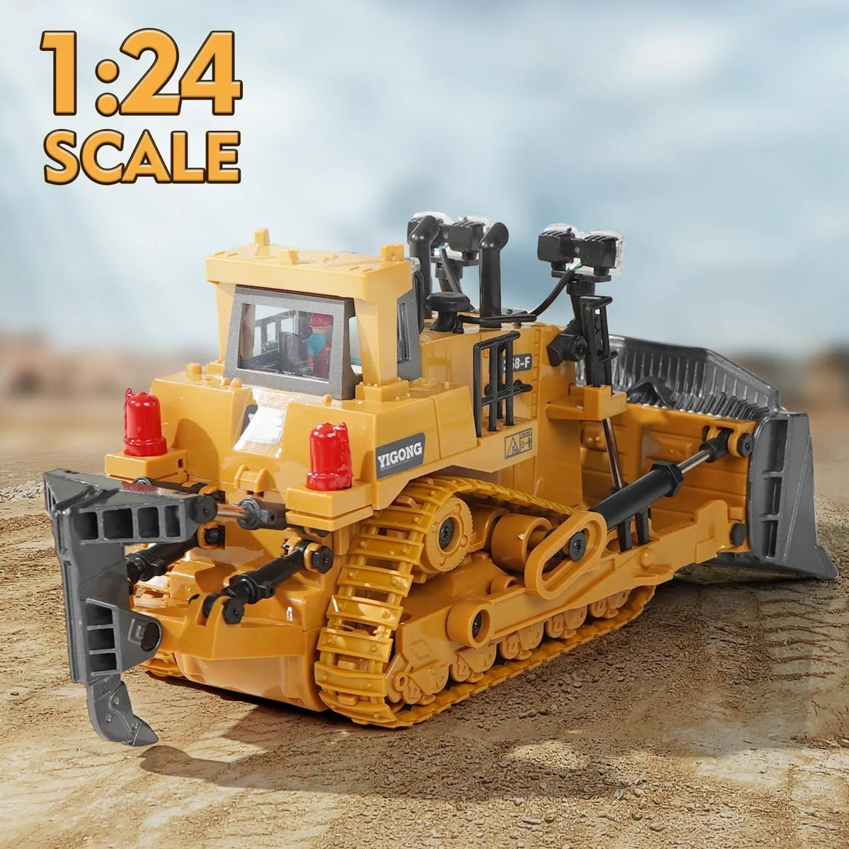 2.4G RC Excavator & Dump Truck - Engineering Vehicle Toy