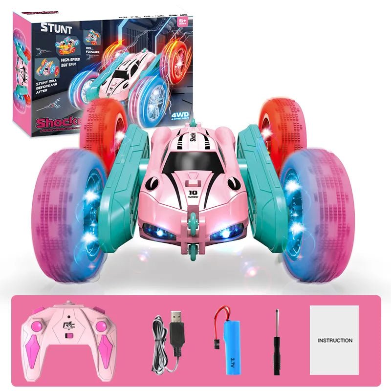2.4G RC Stunt Car for Kids - Double-Sided, 360° Rotation