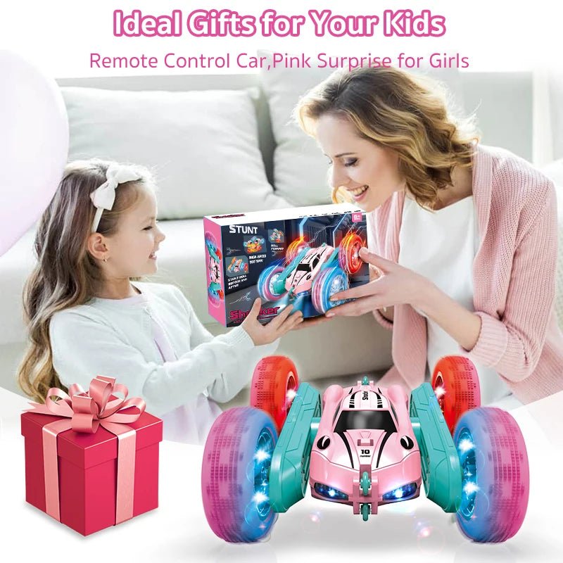2.4G RC Stunt Car for Kids - Double-Sided, 360° Rotation