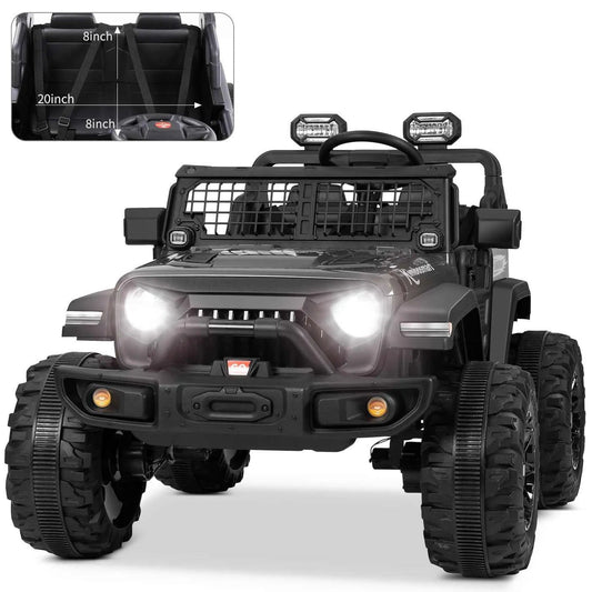 24V Double Seat Electric Vehicle for Kids - Four-Wheel Drive Car