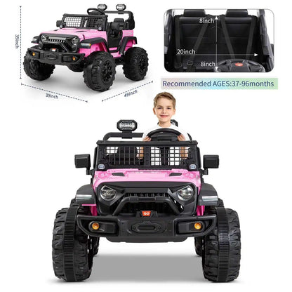 24V Double Seat Electric Vehicle for Kids - Four-Wheel Drive Car