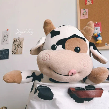 25/35cm Milk Cow Plush Toy - Soft, Cute Cattle Doll for Kids