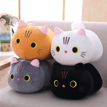 25CM Cute Cat Cartoon Pillow, Soft Plush Toy, Lovely Kids' Gift
