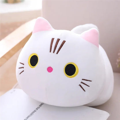 25CM Cute Cat Cartoon Pillow, Soft Plush Toy, Lovely Kids' Gift