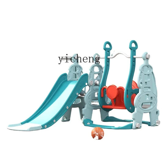 TQH 3-in-1 Indoor Slide & Swing for Toddlers