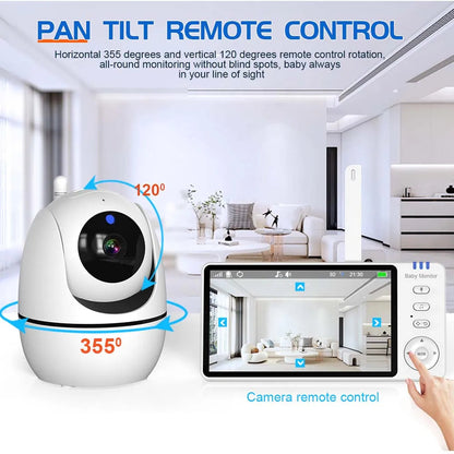 5" PTZ Video Baby Monitor with 300m Range