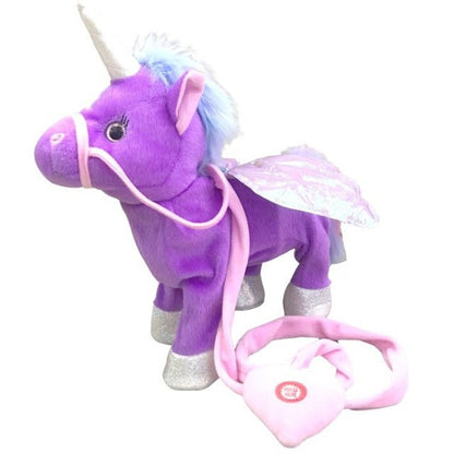 35cm Electric Walking Unicorn Plush Toy