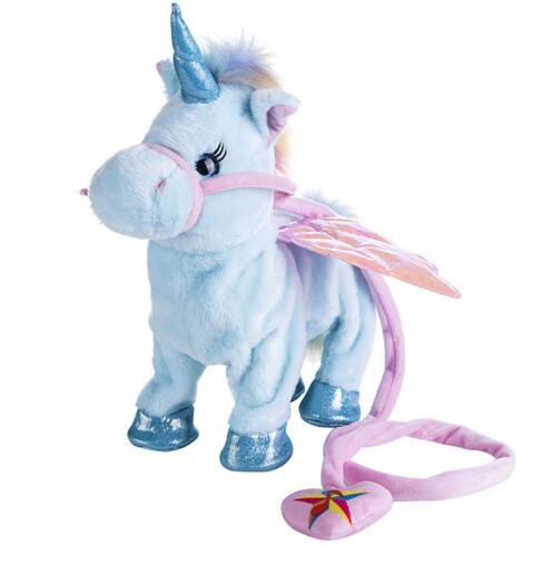 35cm Electric Walking Unicorn Plush Toy