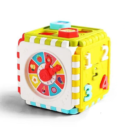 Hexahedron Shape Matching Puzzle Block - Number & Graphic for Baby